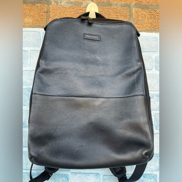 Bolvaint Giles leather and canvas backpack - Picture 2 of 15